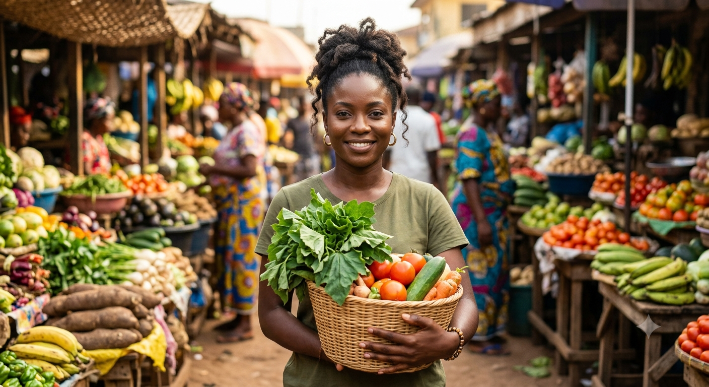 Nigerian woman living well with PCOS